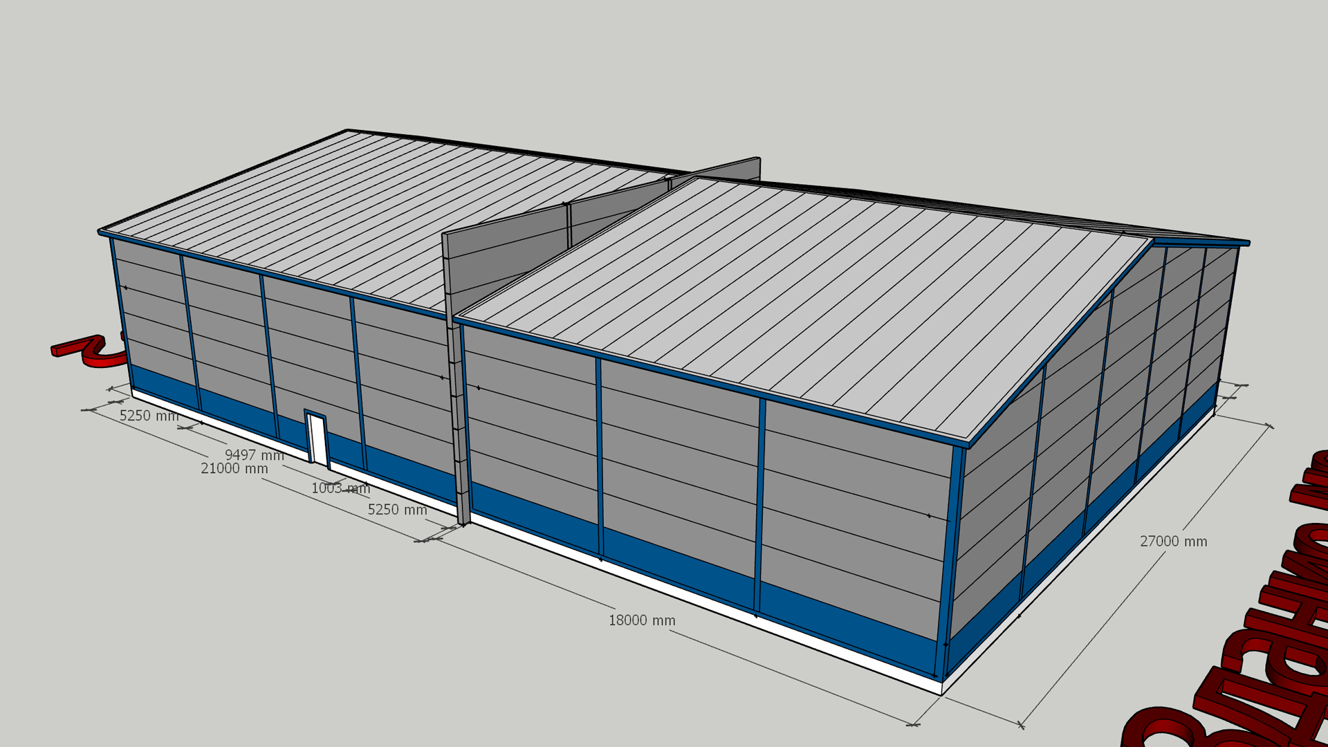 склад из ЛСТК ПК Веста