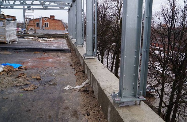 Устройство для монтажа несущих колонн